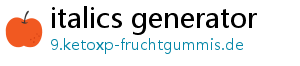 italics generator